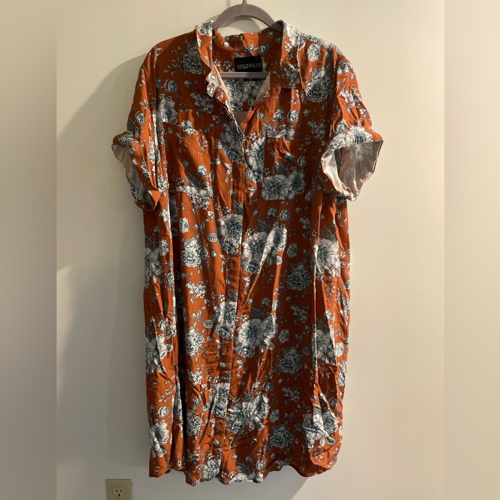 WildFang Empower shirt dress